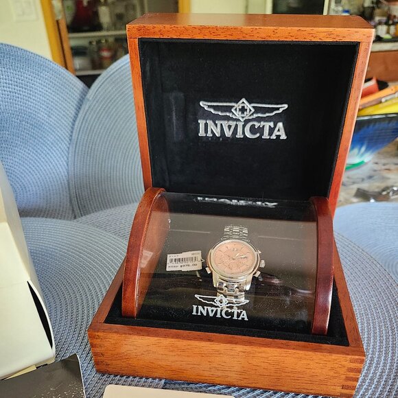 NWT - INVICTA Objet d'Art Moon Phase Automatic Watch, Model 2157 - Picture 1 of 14